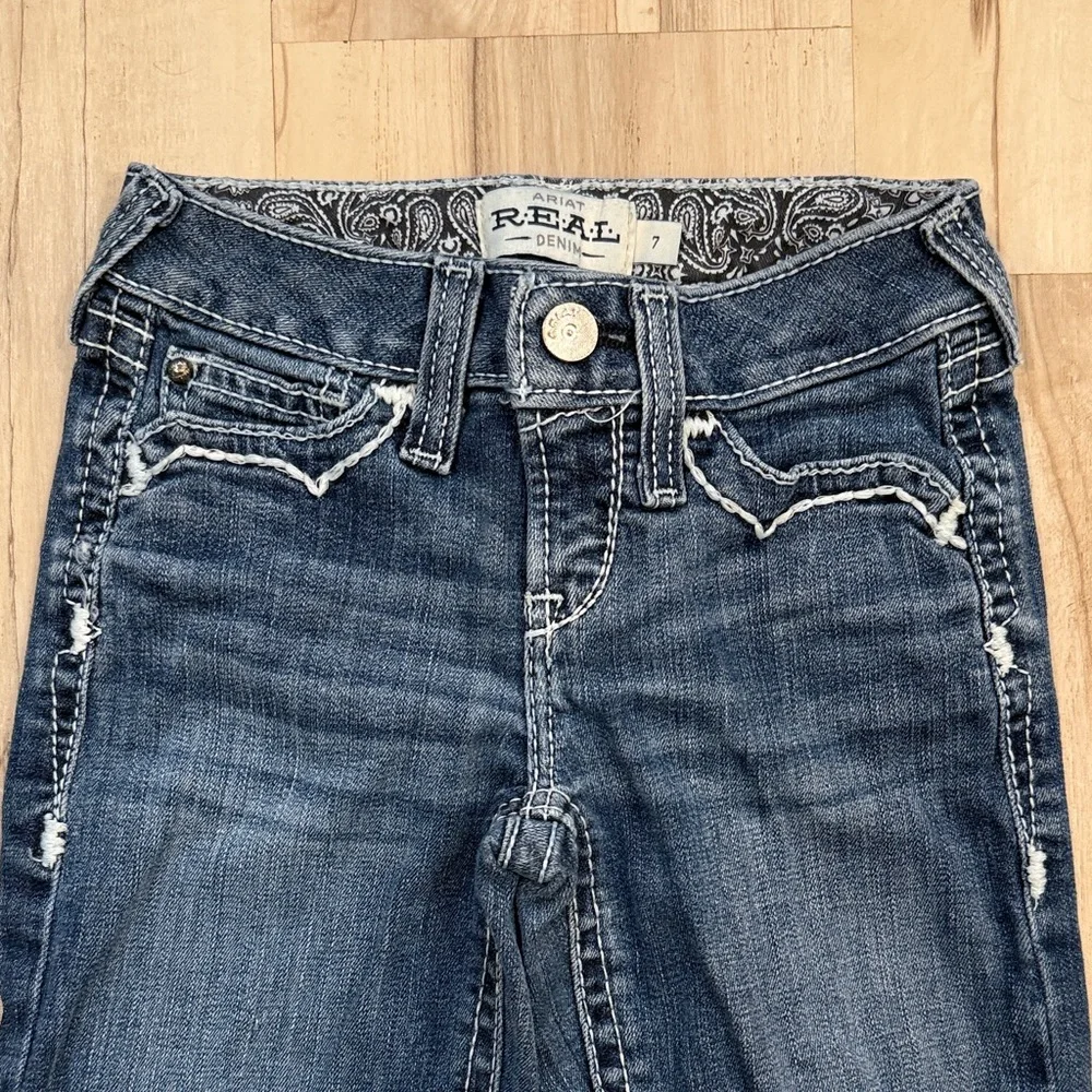 Ariat Girl’s Dark Blue Bootcut Jeans
